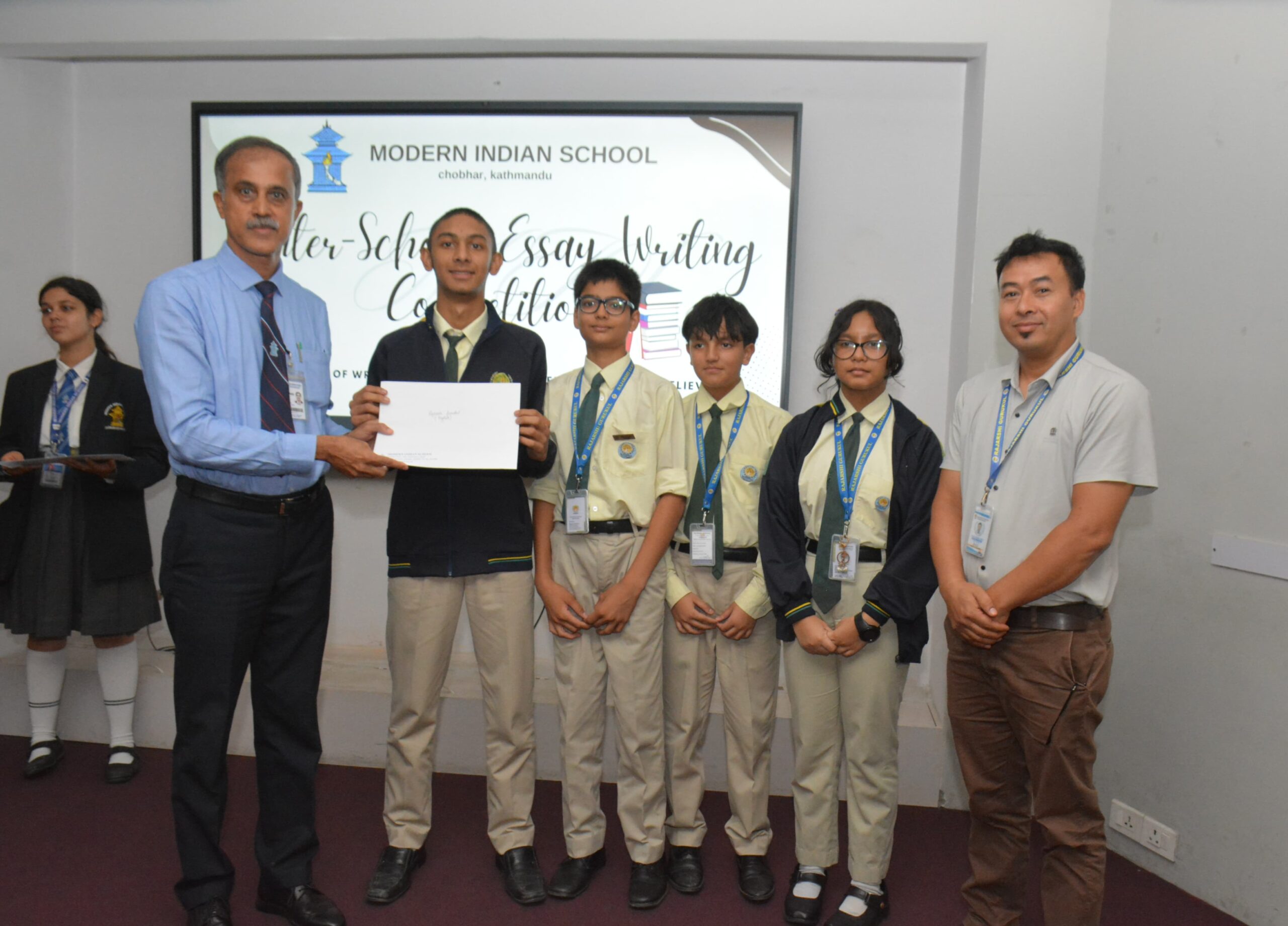 Exciting Experience in the Inter-School Essay Competition
